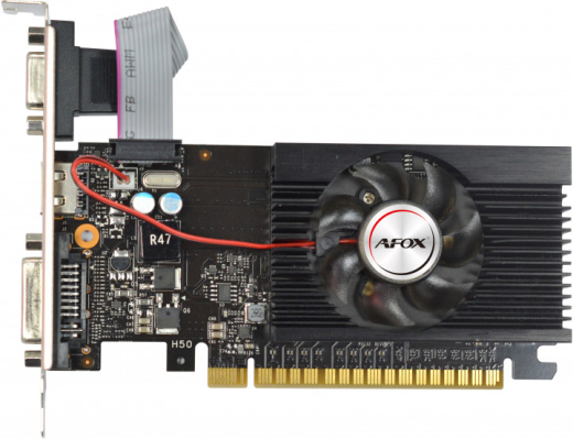 Відеокарта AFOX Geforce GT710 2GB DDR3 64Bit DVI-HDMI-VGA Low profile - 1
