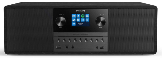 Акустическая система Philips TAM6805 2.0, 50W, Spotify, LCD 2.4", FM/DAB+, MP3-CD, USB, Wireless - 1