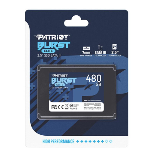 SSD накопичувач PATRIOT Burst Elite 480 GB (PBE480GS25SSDR) - 3