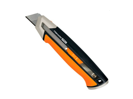 Нож с выдвижным лезвием Fiskars Pro CarbonMax 25 мм (1027228) - 1