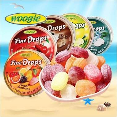 Льодяники (цукерки) Woogie Orangen 200g - 3