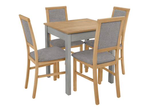 Міні-набір стіл зі стільцями BRW Bryk D09-STO / BRYK_4ROBI-DBV / MSS / TX099 - 1