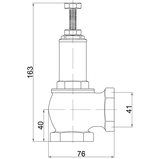 Запобіжний клапан Icma 1" ВР №254 - 2