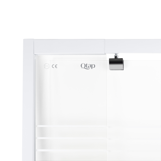Душові двері в нішу Qtap Pisces WHI208-9.CP5 79-92х185 см, скло Pattern 5 мм - 5