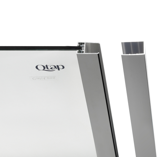 Душевая перегородка Qtap Walk-In Glide CRM2012.C8 120х190 см, стекло Clear 8 мм, покрытие CalcLess - 14