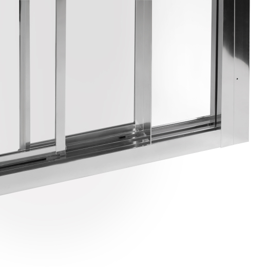 Душові двері в нішу Qtap Unifold CRM208.C4 78-81x185 см, скло Clear 4 мм, покриття CalcLess - 6