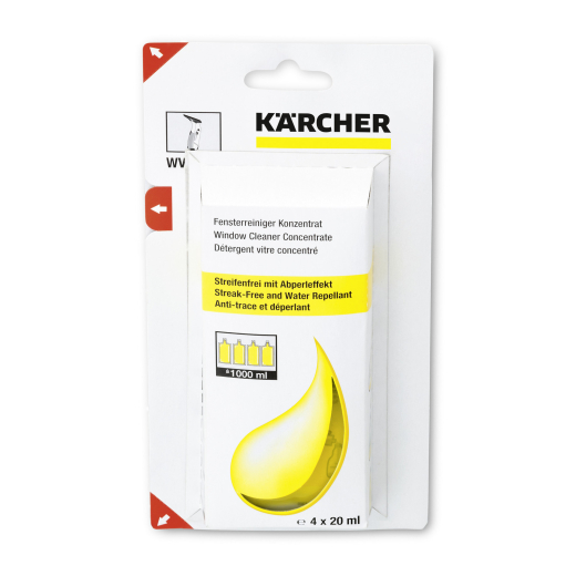 Karcher Засіб для чищення скла, концентрат 4х20 мл - 2