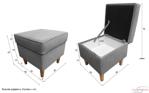 Набор мебели MWM L (3 + 1F + 1P) / B68D-54US7 - 5