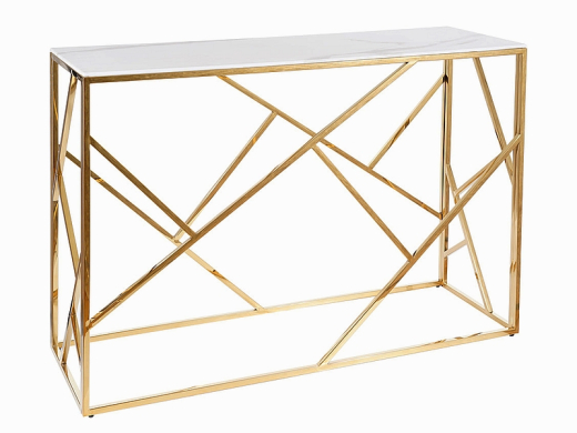 Журнальний стіл Signal Escada B II 55x55 см мармур/золото - 3