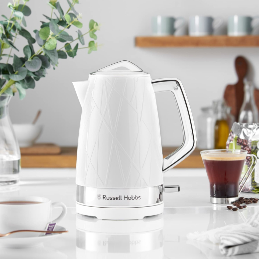 Електрочайник Russell Hobbs Structure Kettle White 28080-70 - 4