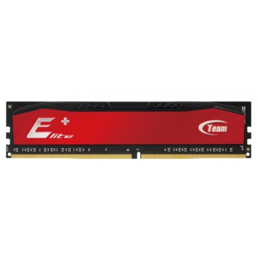Модуль памяти DDR3 4GB/1600 Team Elite Plus Red (TPRD34G1600HC1101) - 1