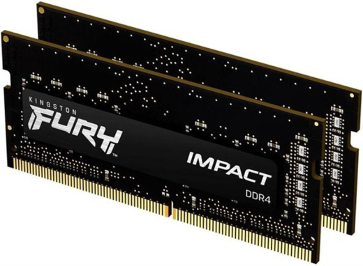 Оперативна пам'ять Kingston Fury Impact 2х8GB SO-DIMM DDR4 2666 MHz (KF426S15IBK2/16) - 2