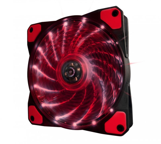 Вентилятор Frime Iris 15LED Red (FLF-HB120R15) - 1