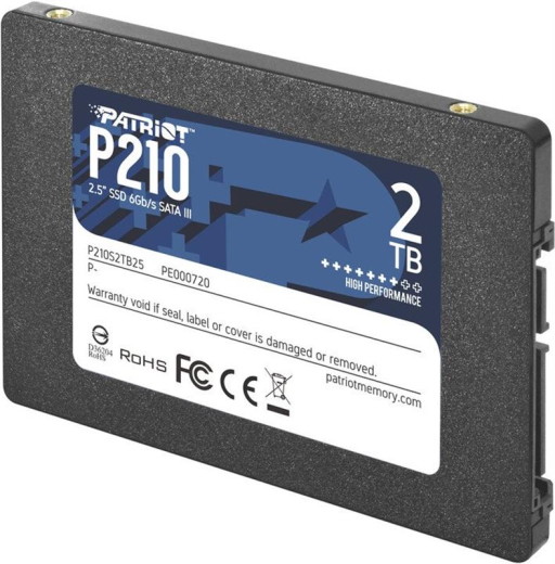 SSD накопитель Patriot P210 2TB 2.5" SATAIII TLC (P210S2TB25) - 2