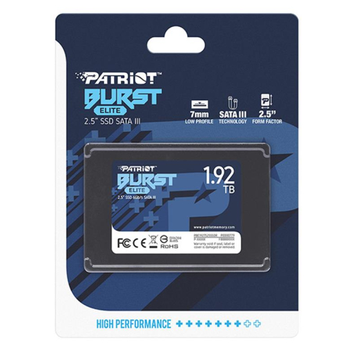 SSD накопичувач Patriot Burst Elite 1.92TB 2.5" SATAIII TLC (PBE192TS25SSDR) - 3