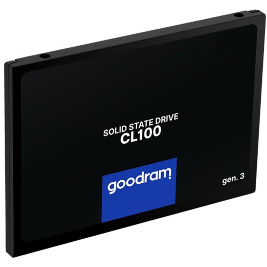 SSD накопитель Goodram SSD CL100 Gen.3 240GB 2.5" SATA III 3D NAND TLC (SSDPR-CL100-240-G3) - 2