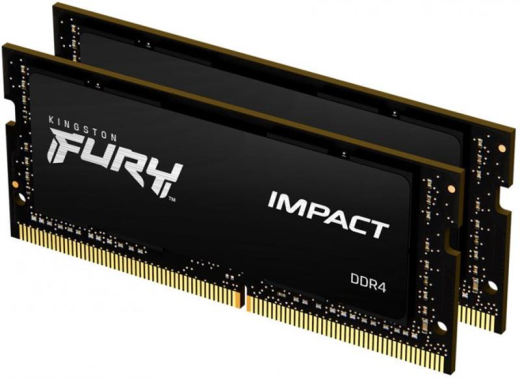 Оперативна пам'ять Kingston FURY 32 GB (2x16 GB) SO-DIMM DDR4 2666 MHz Impact (KF426S15IB1K2/32) - 2