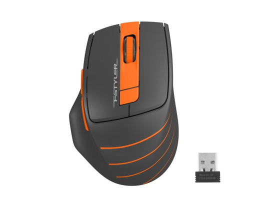 Мышь беспроводная A4Tech FG30S Orange/Black USB - 1