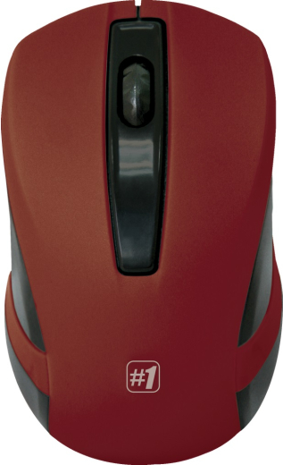 Миша бездротова Defender MM-605 (52605) Red USB - 2