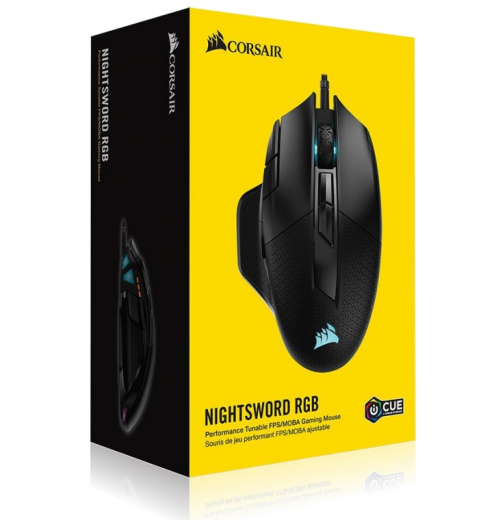 Мышь Corsair Nightsword RGB Tunable FPS/MOBA Gaming Mouse Black (CH-9306011-EU) USB - 7