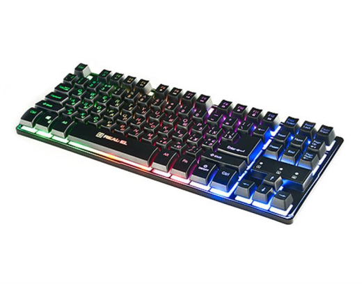 Клавіатура REAL-EL Gaming 8710 TKL Backlit USB чорний UAH - 3