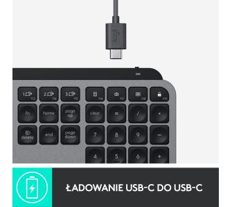 Клавиатура беспроводная Logitech MX Keys for Mac Space Gray (920-009558) - 10