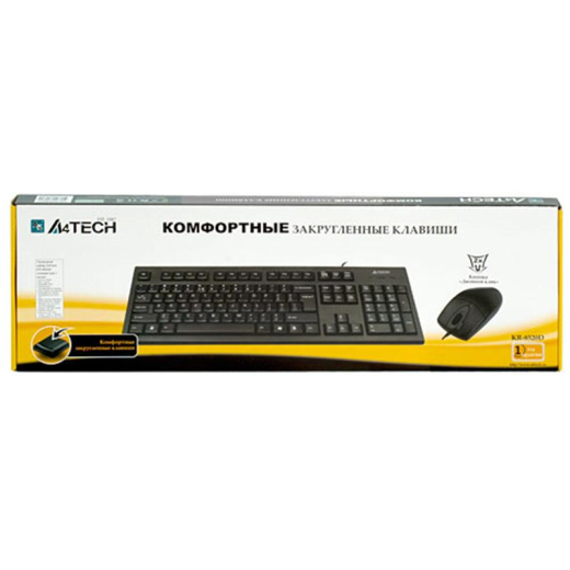 Комплект (клавіатура, миша) A4Tech KR-8520D Black USB - 6