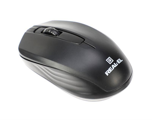 Комплект (клавіатура, миша) бездротовий REAL-EL Comfort 9010 Kit Black USB UAH - 4