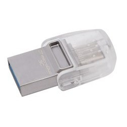 Флеш-накопитель USB3.1 64GB Type-C Kingston DataTraveler microDuo 3C (DTDUO3C/64GB) - 1