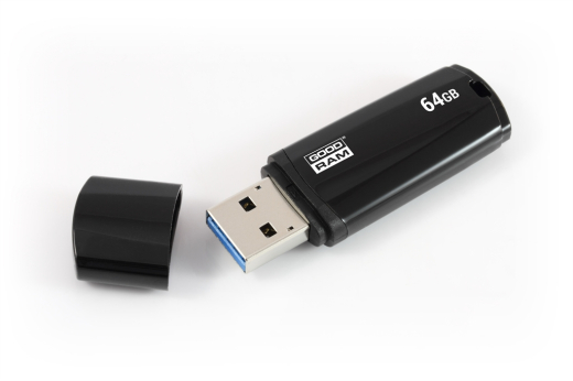 Флеш-накопичувач USB3.0 64GB GOODRAM UMM3 (Mimic) Black (UMM3-0640K0R11) - 2