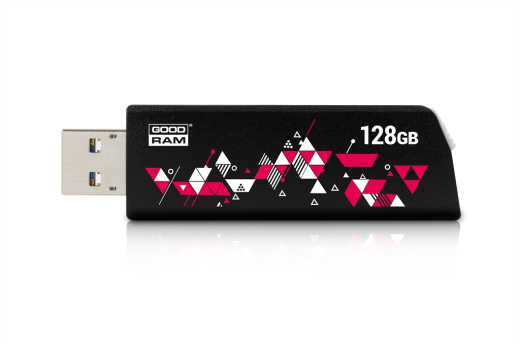 Флеш-накопитель USB3.0 128GB GOODRAM UCL3 (Cl!ck) Black (UCL3-1280K0R11) - 2