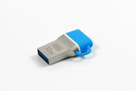 Флеш-накопитель USB3.0 32GB Type-C GOODRAM ODD3 (DualDrive) Blue (ODD3-0320B0R11) - 3