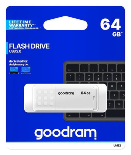 Флеш-накопитель USB 64GB GOODRAM UME2 White (UME2-0640W0R11) - 5