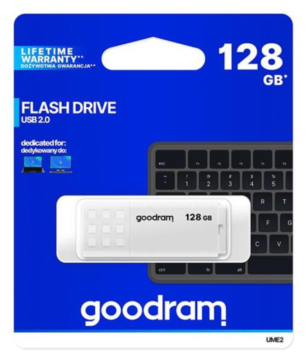 Флеш-накопитель USB 128GB GOODRAM UME2 White (UME2-1280W0R11) - 5