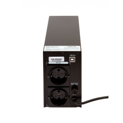 ИБП LogicPower LPM-UL625VA, Lin.int., AVR, 2 x евро, USB, LCD, металл (4978) - 2