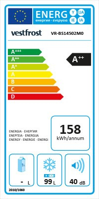 Морозильна камера Vestfrost VR-BS14502M0 - 4