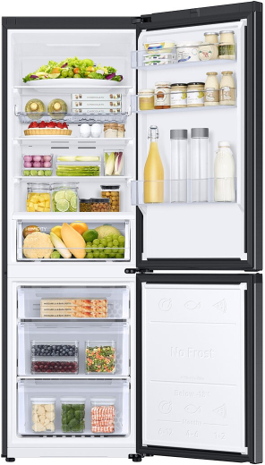 Холодильник з морозильною камерою Samsung RB34T672DBN - 3