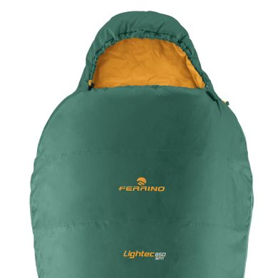 Спальний мішок Ferrino Lightec SM 850/+4°C Green/Yellow (Left) - 2