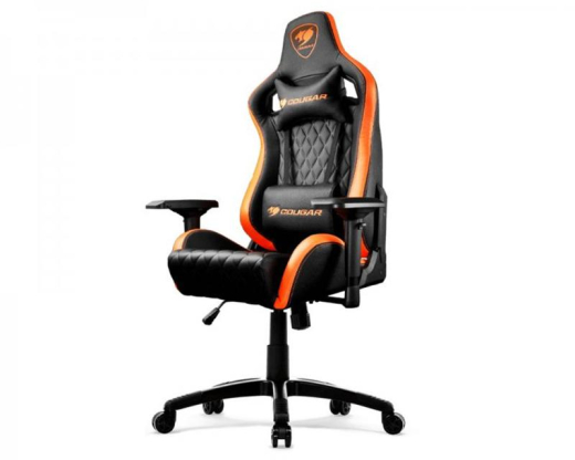 Комп'ютерне крісло для геймера Cougar Armor S black/orange - 2