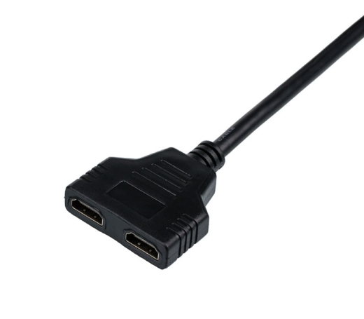 Разветвитель ATcom HDMI - 2HDMI Black (10901) - 2