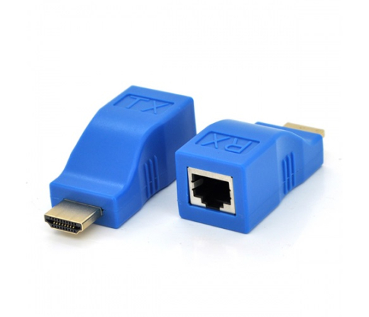 Адаптер Voltronic YT-SCPE HDMI-30m720P/14662 HDMI-RJ-45 Blue (14662) - 1