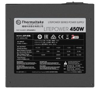 Блок питания Thermaltake ATX 450W Litepower (PS-LTP-0450NPCNEU-2) - 4