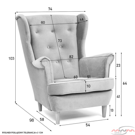 Кресло MWM USZAK 3 цвета на выбор/B68D-54GGR_20211130074117 - 4