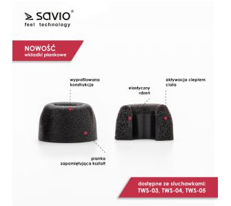 Навушники Savio TWS-04 - 6
