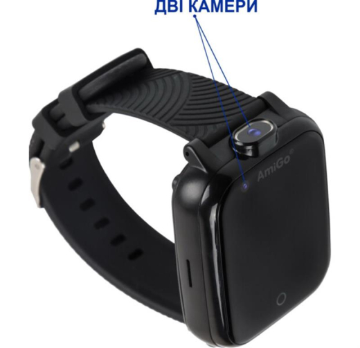 Дитячий розумний годинник AmiGo GO006 GPS 4G WIFI VIDEOCALL Black - 5