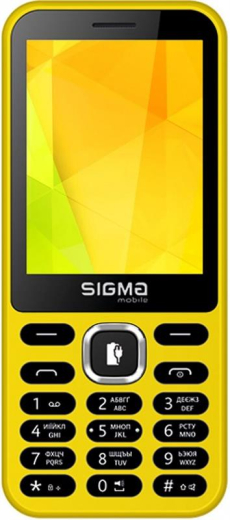 Мобільний телефон Sigma mobile X-style 31 Power Yellow - 1