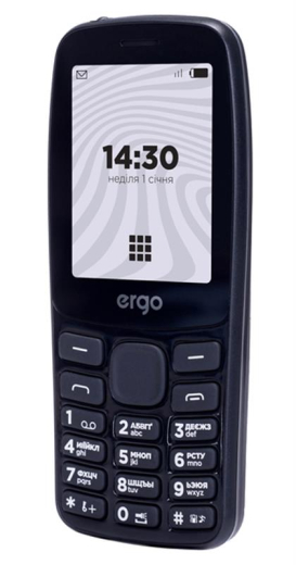 Мобільний телефон ERGO B241 Black - 4