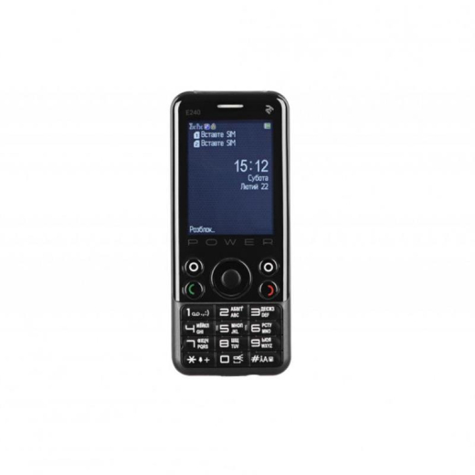 Мобильный телефон 2E E240 Power DualSim Black (680576170088) - 4