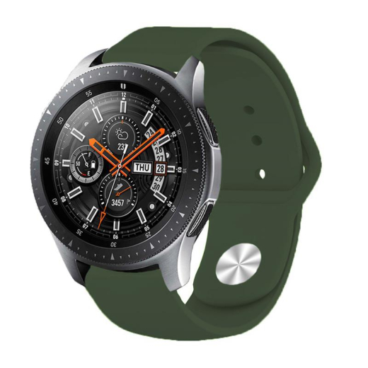 Силиконовый ремешок BeCover для LG Watch Sport W280A Green (706227) - 4