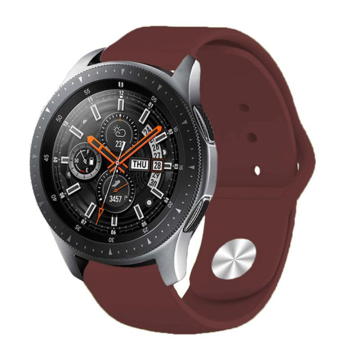 Силиконовый ремешок BeCover для Huawei Watch GT 2 42mm Dark-Red (706229) - 4